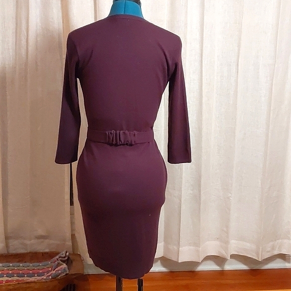 New York and Company Purple Long-sleeved Dres - Picture 2 of 3